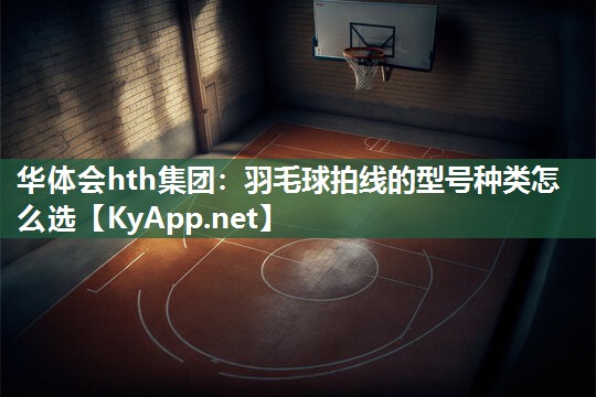 华体会hth集团：羽毛球拍线的型号种类怎么选