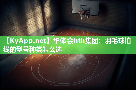 羽毛球拍线的型号种类怎么选