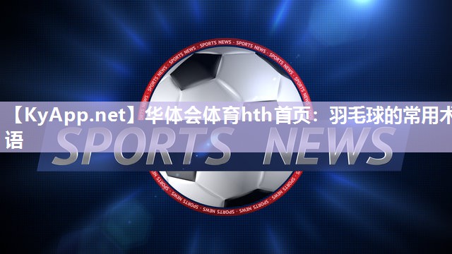 羽毛球的常用术语